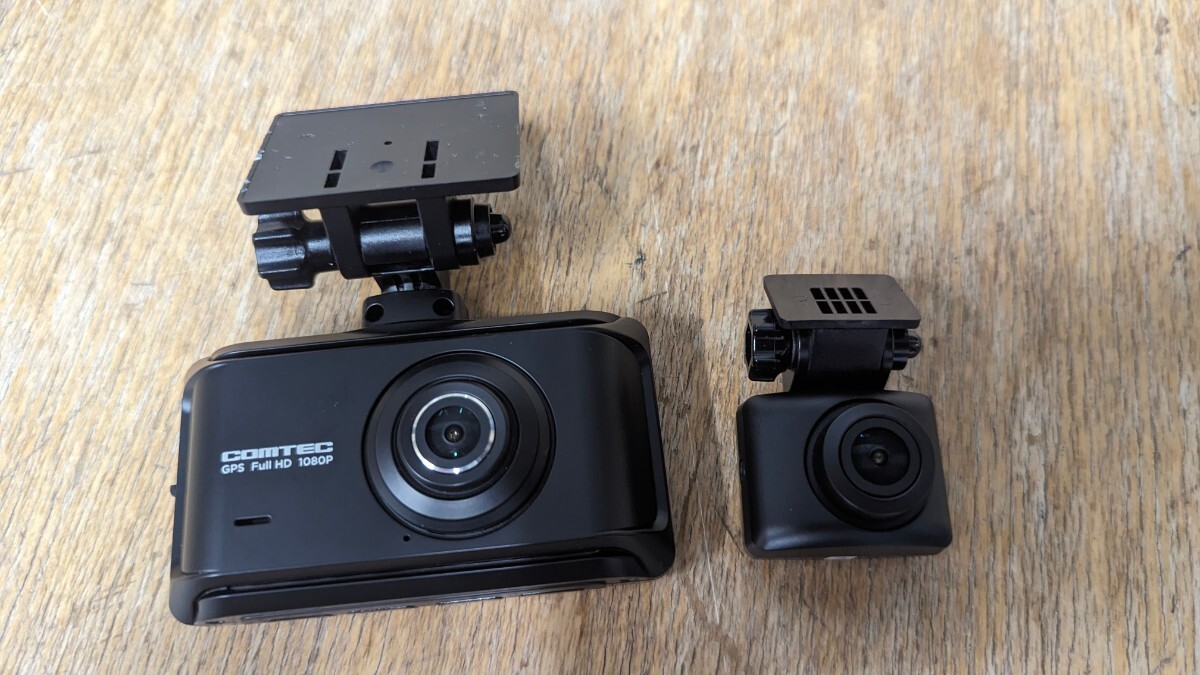 コムテック 2カメラ ドライブレコーダー ZDR 035の画像1
