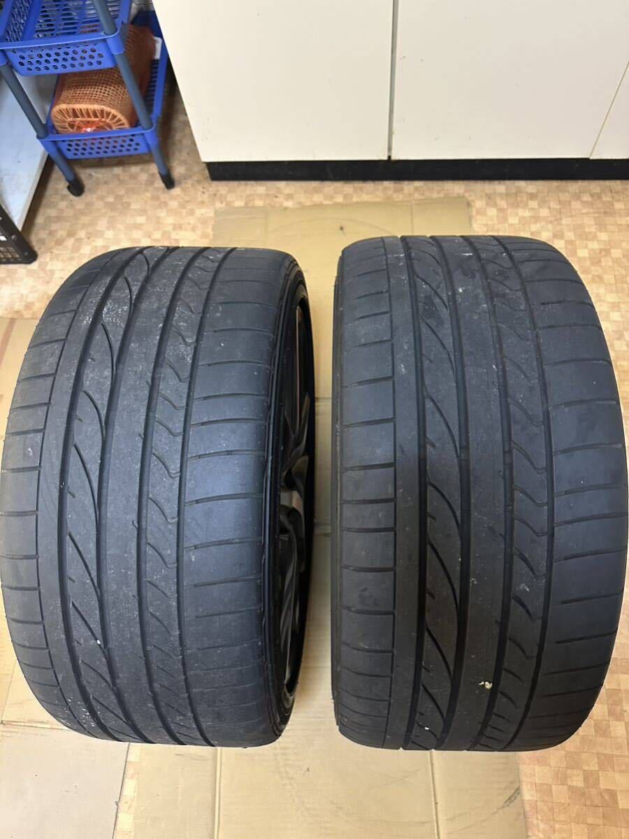 レクサスGS Fスポーツ 純正 19x8J +45 19x9J +60 POTENZA 235/40R19 265/35R19 中古タイヤ ホイール 4本セットの画像8