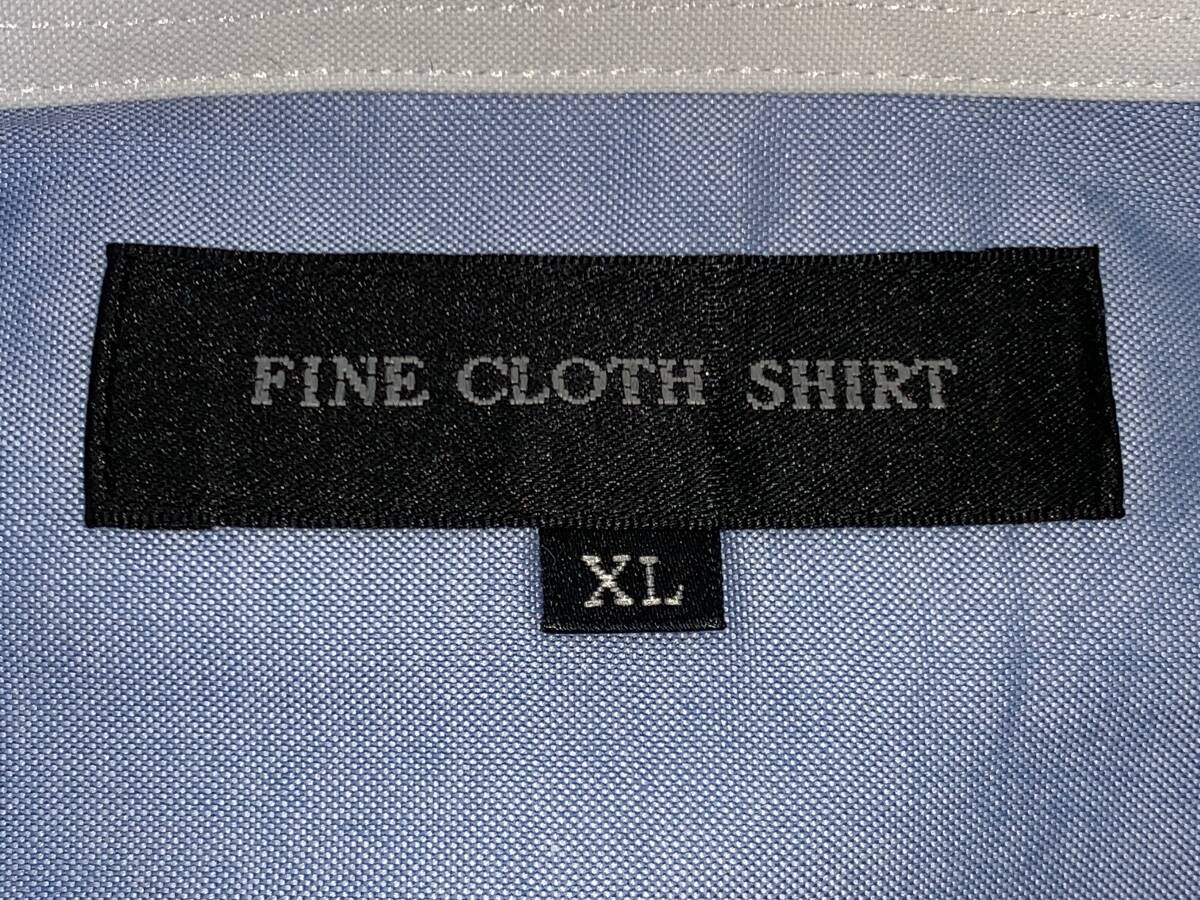FINE CLOTH SHIRT 長袖 クレリック BD シャツ XL 空白の画像4