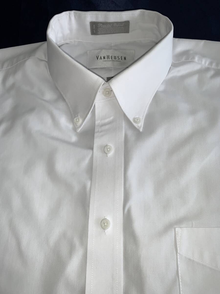 VAN HEUSEN 長袖 シャツ 2XL 白 ビッグサイズ_画像3