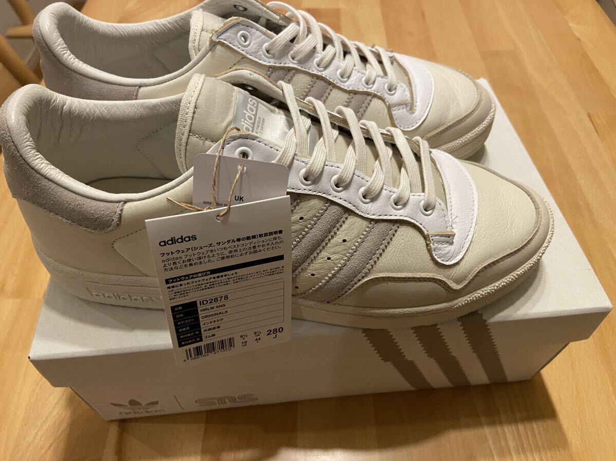 adidas HRLM x SNS core white アディダス ハーレム 28cm US10の画像3