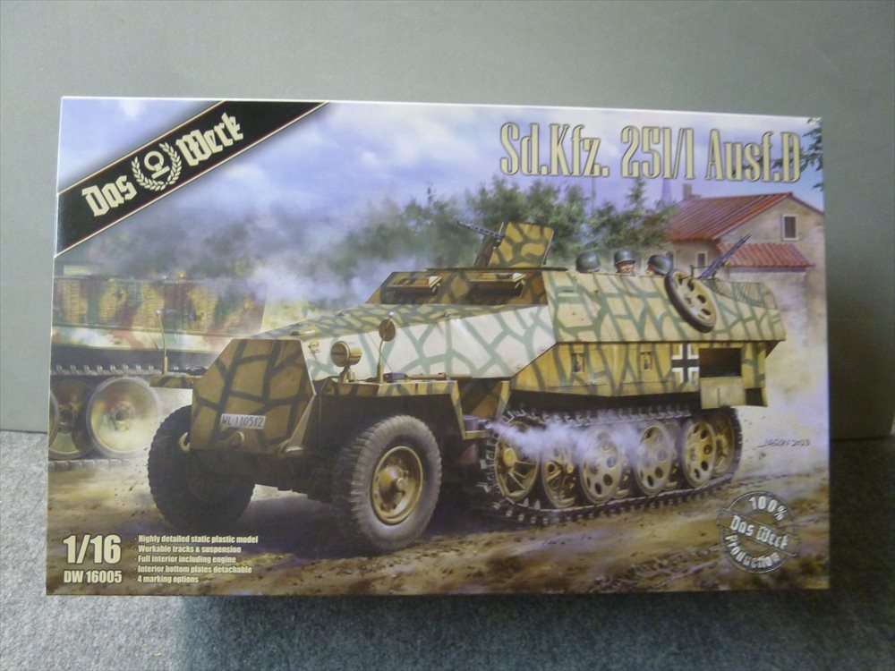 ダスヴェルク　1/16　DW16005　Sd.Kfz.251/1　Ausf.D　ハノマーク　委託品_画像1