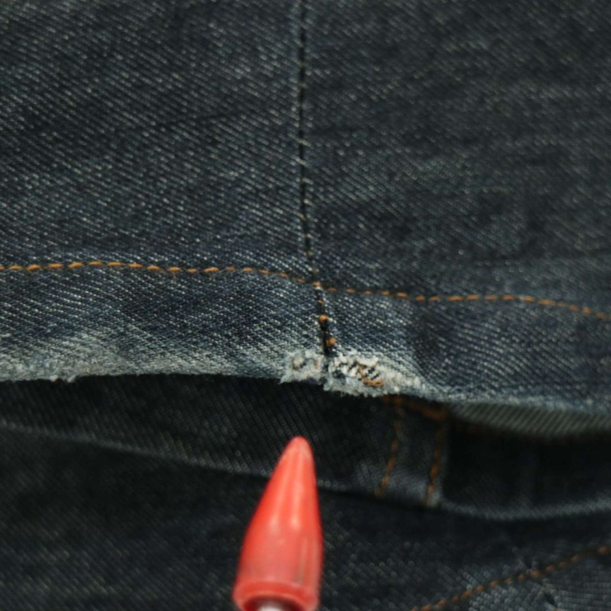 SHELLAC shellac USED processing * solid cutting twist car b stretch Denim pants jeans Sz.48 men's made in Japan A4B01745_3#R