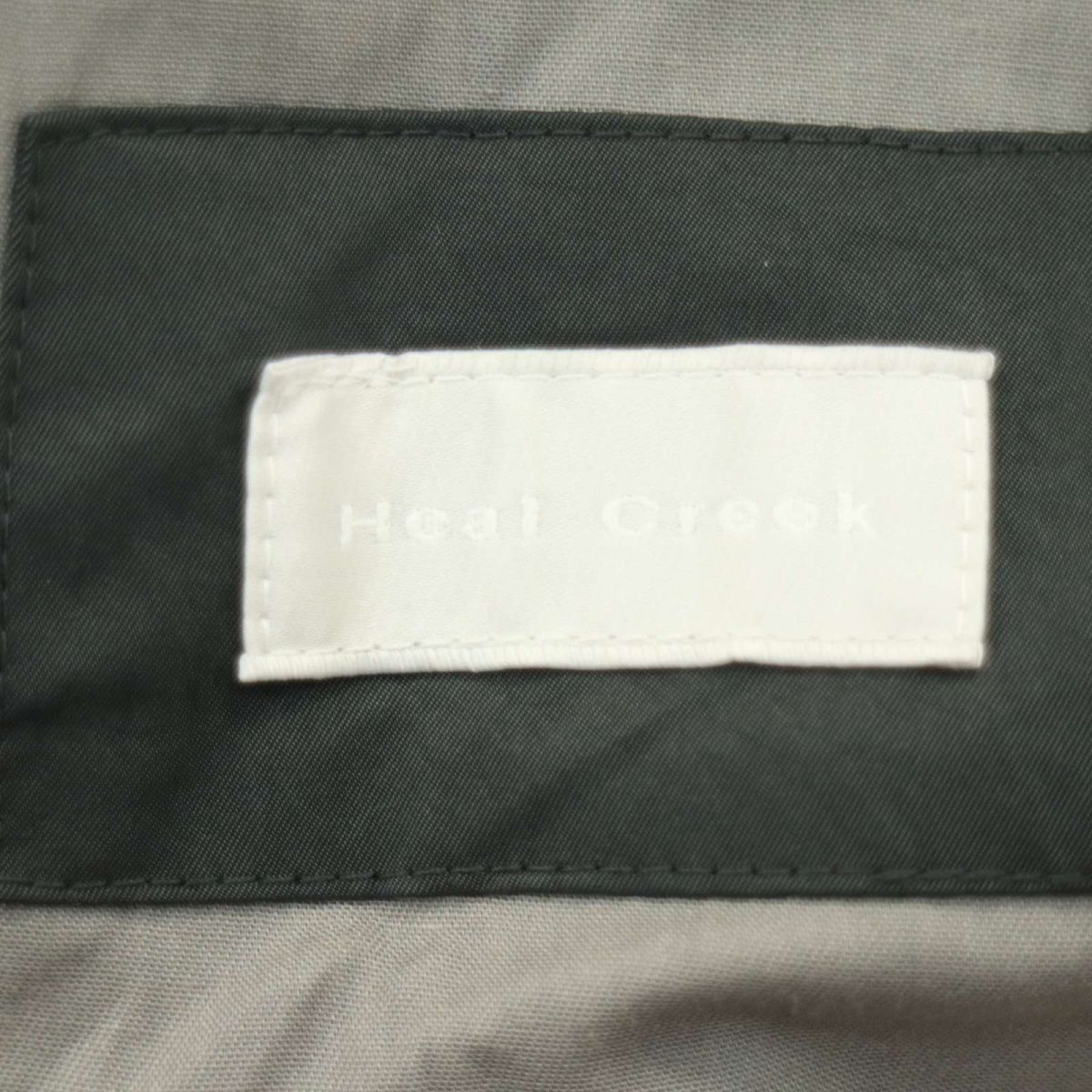 Heal Creek ヒールクリーク 通年 ロゴ刺繍★ テーパード スラックス パンツ Sz.92 メンズ 大きいサイズ ゴルフ A4B01698_3#Rの画像9