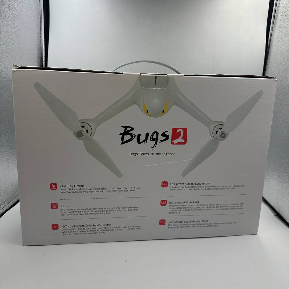 ◆未使用品◆mjx Bugs2 ドローン MJX Bugs2 Bugs Series Brushless Drone 送信機 現状品 E270の画像2