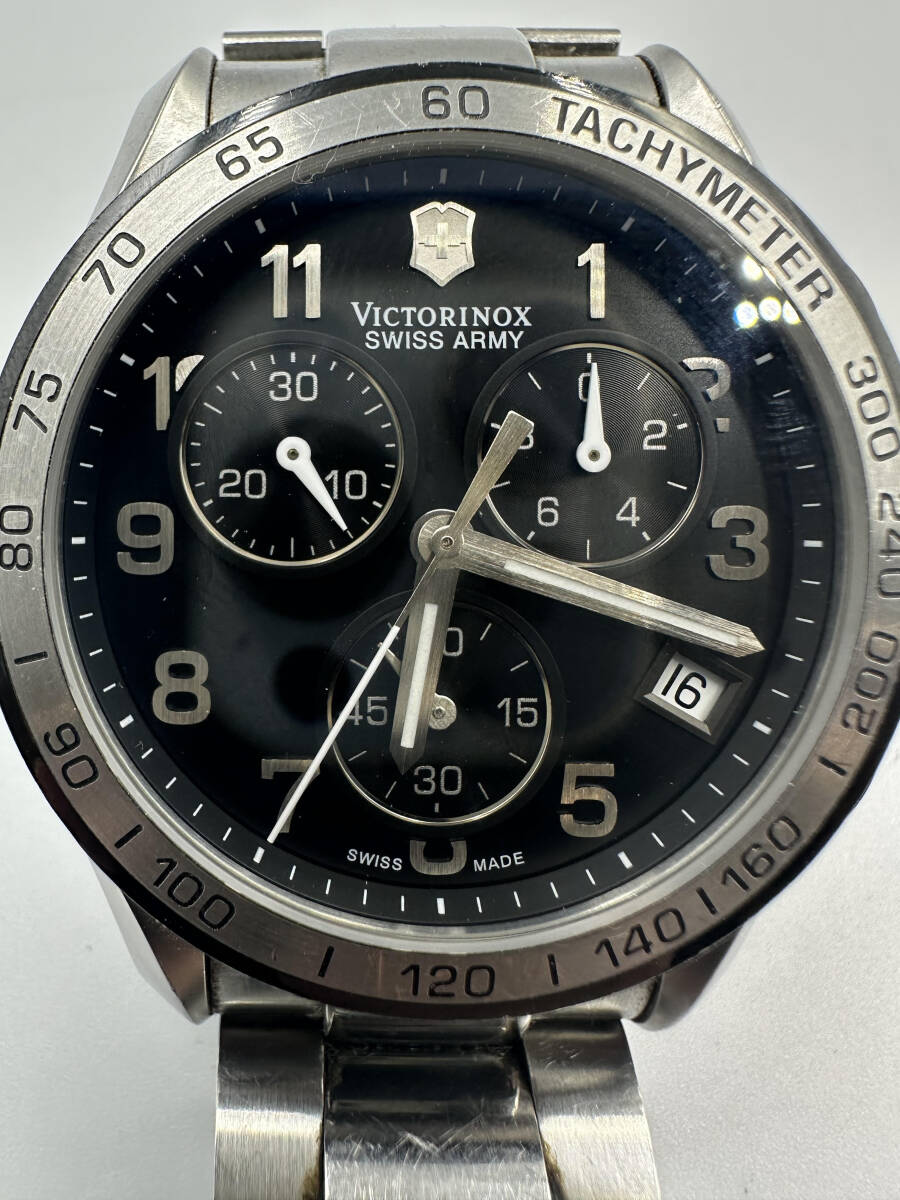 VICTORINOX ヴィクトリノックス SWISS ARMY 241403 SWISS U MADE 腕時計 時計 メンズ腕時計 中古 現状品 動作未確認 E153の画像6