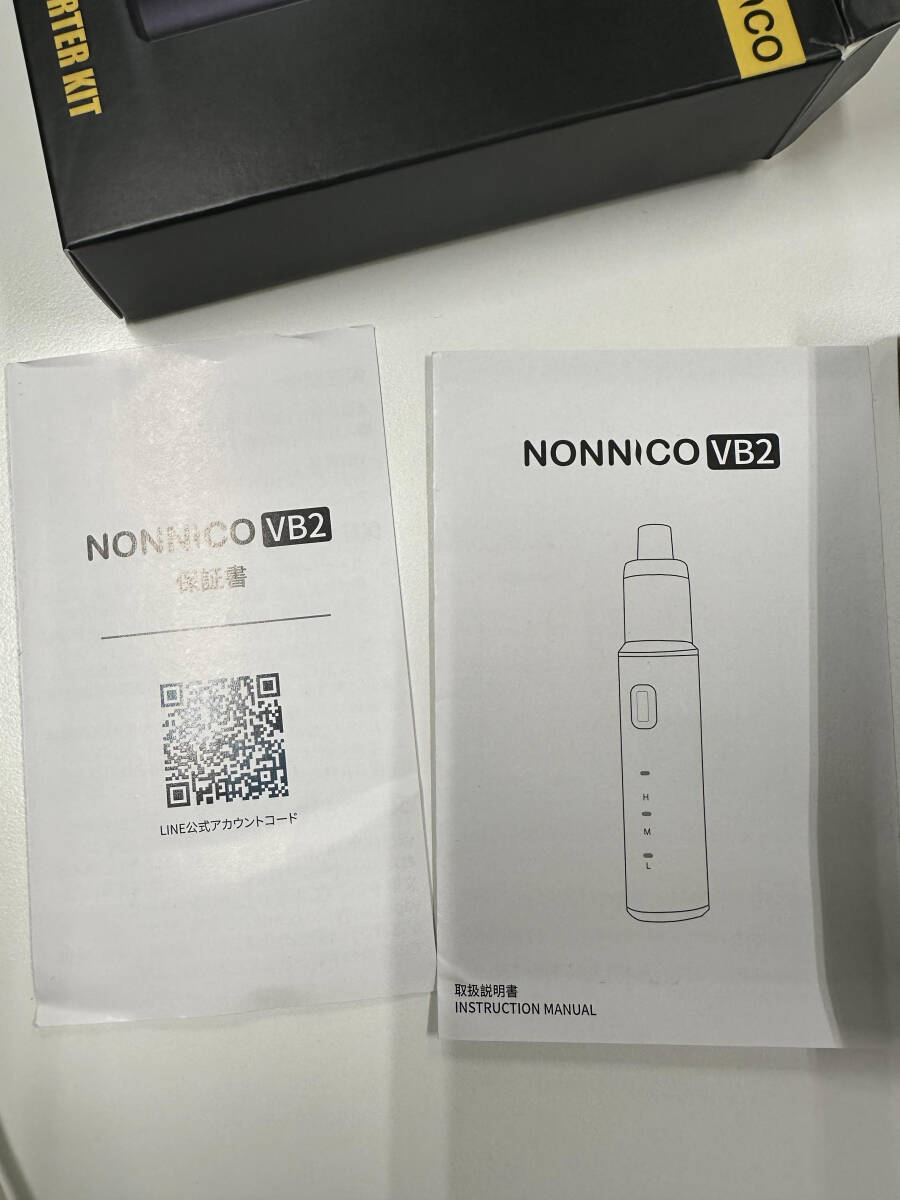 NONNICO VB2 STARTER KIT りきっどセット 巨砲極100ml 超メンソール240ml べたつき有 電子タバコ  中古 現状品 E238の画像6