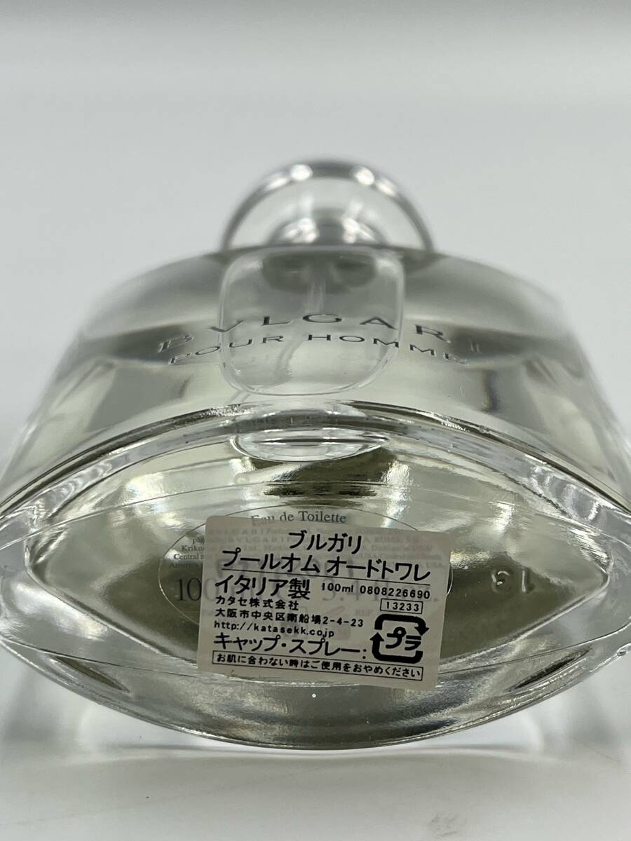 【残量9割】 BVLGARI ブルガリ POUR HOMME プールオム 100ml EDT オードトワレ スプレー イタリア 香水 フレグランス E407-1の画像3