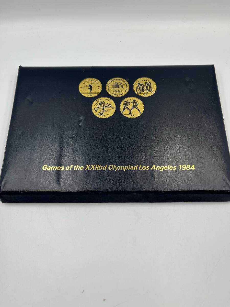 Games of the ⅩⅩⅢrd Olympiad Los Angeles 1984 ロサンゼルス オリンピック 1984年 記念 メダル 24枚セット ケース付き 長期保管品 E480の画像4