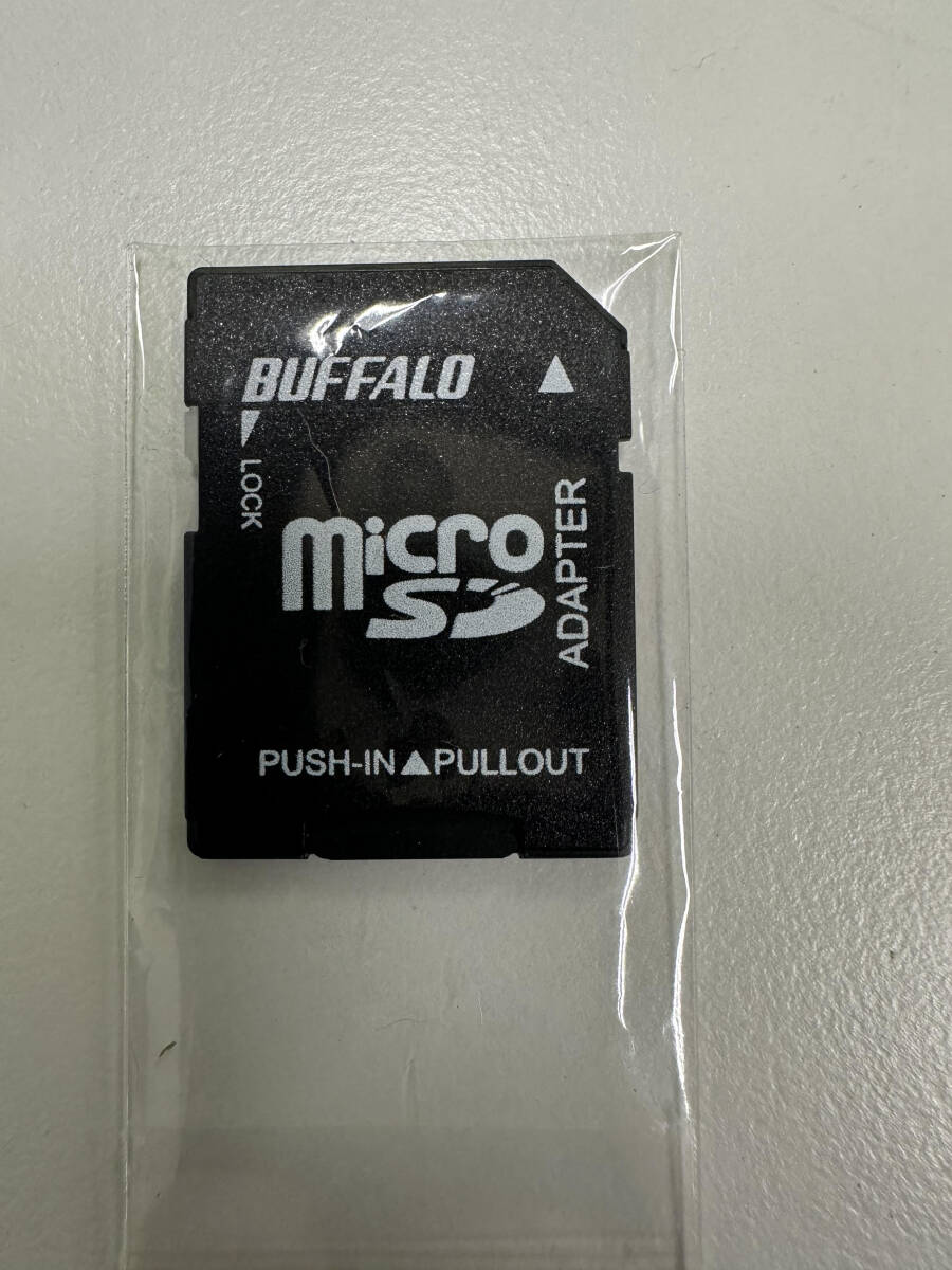 【未使用品】Buffalo バッファロー　micro SDXC メモリーカード UHS-I U1 V10 Class10　128GB　マイクロSD　　箱難あり　現状品　E434_画像3