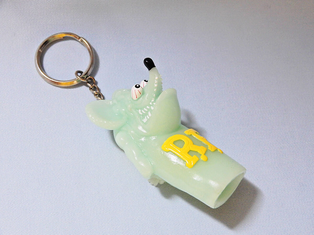 Rat Fink Lighter Caps グローインザダーク（蓄光） ラットフィンク ライターキャップキーリング アメリカン雑貨 MOONEYES 長期保管在庫の画像2