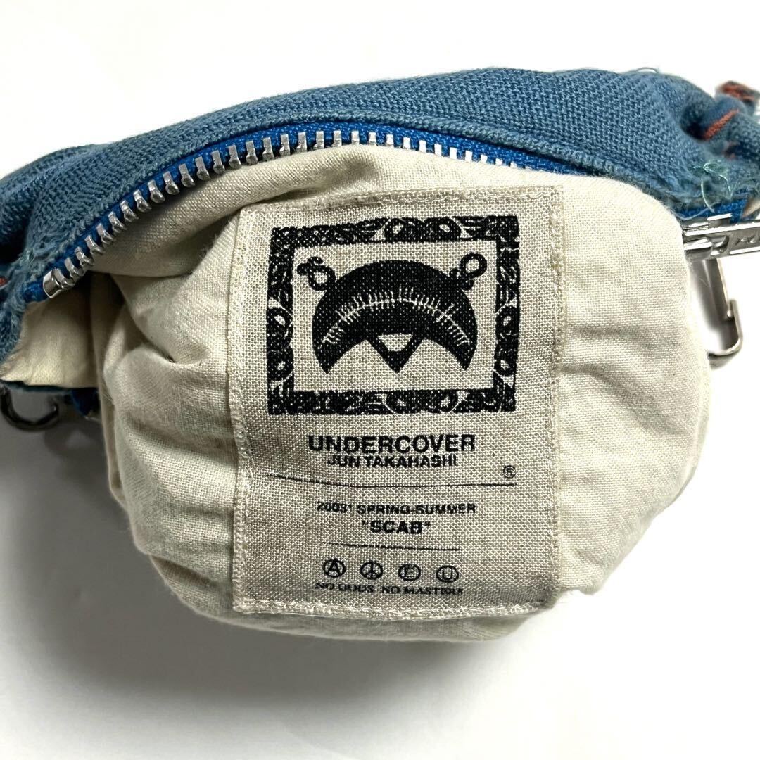 [scab period ]03ss UNDERCOVER race pattern belt bag archive 