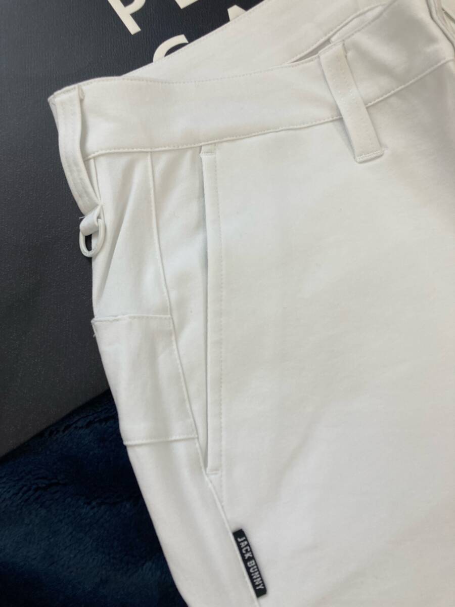 новый товар Pearly Gates Jack ba колено 2WAY стрейч брюки (4) размер M/ белый PEARLY GATES JACK BUNNY 2024 год последняя модель 