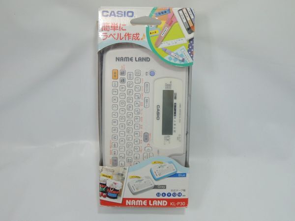 CASIO カシオ 簡単にラベル作成♪ NAME LAND ネームランド KL-P30 0413の画像1