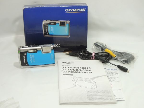 OLYMPUS オリンパス μ TOUGH-6020 ミュータフ 防水デジタルカメラ 動作品 デジカメの画像1