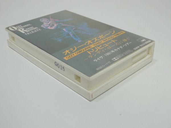 OZZY OSBOURNE オジー・オズボーン / トリビュート ランディ・ローズに捧ぐ ライブ 1981年 カナダツアー カセットテープの画像4