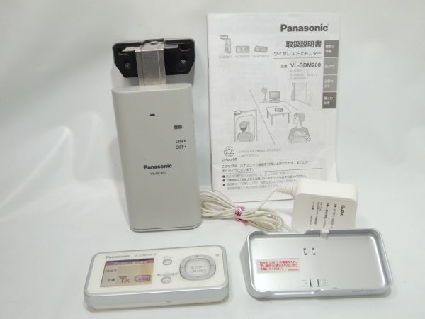 動作品 Panasonic パナソニック ワイヤレス ドアモニター VL-SDM200の画像1