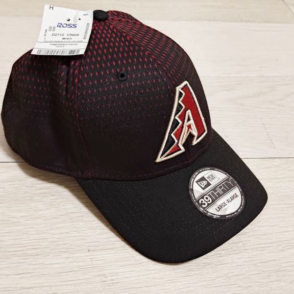 新品 ニューエラ 59Fifty ベースボール キャップ アリゾナ ダイヤモンドバックス Lサイズ ブラック MLB 野球 帽子 Y008_画像3