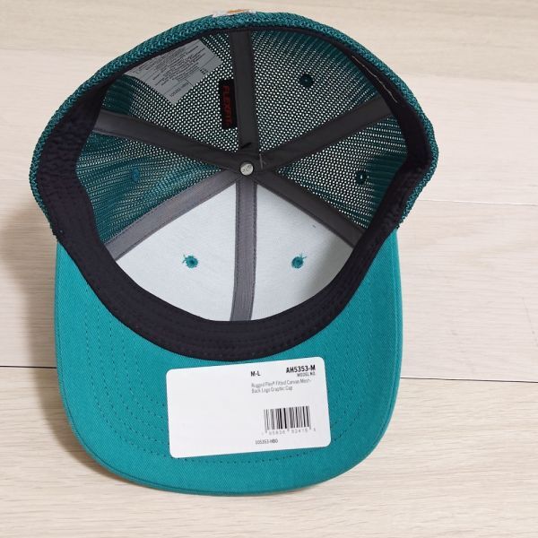 新品 US企画 日本未発売 カーハート Carhartt メッシュキャップ 帽子 Mサイズ グリーン Y007_画像6
