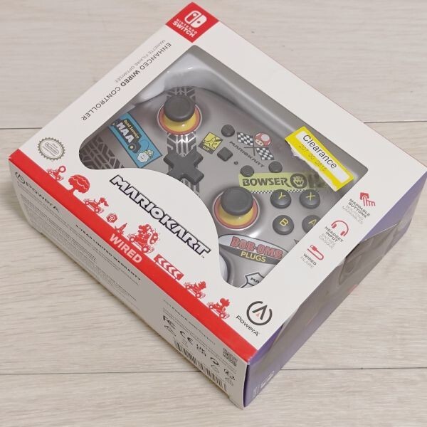 新品 日本未発売 Nintendo Switch 有線ゲームコントローラー マリオカート Y023_画像3