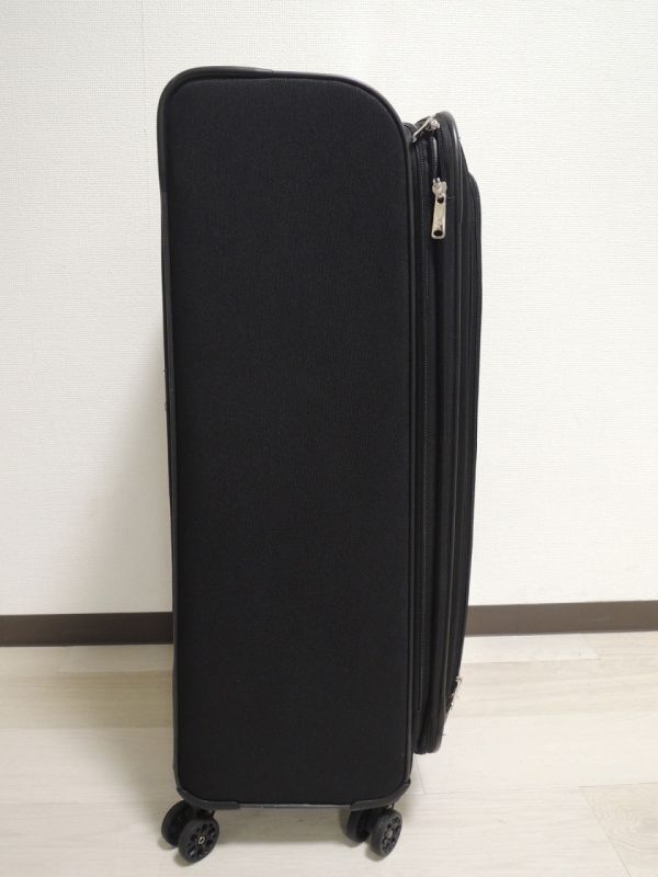 1 полет только использование Samsonite Samsonite soft чемодан Carry ткань ~90L 10. чёрный spinner 29 дюймовый двойной литейщик 4 колесо 