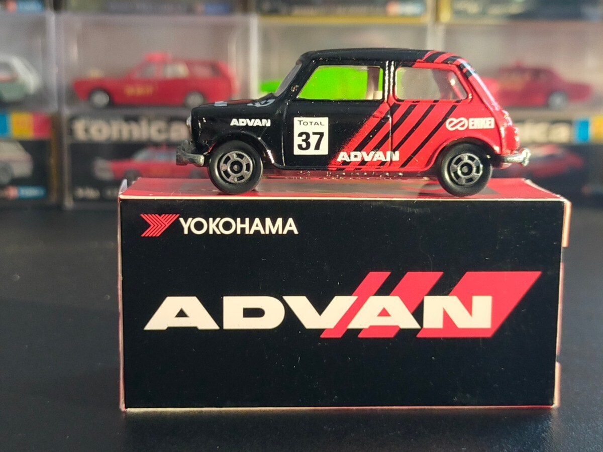 1円 ~ トミカ ミニクーパー アドバンカラー仕様 Type BLMC? 青箱 日本製 ではないです ADVAN