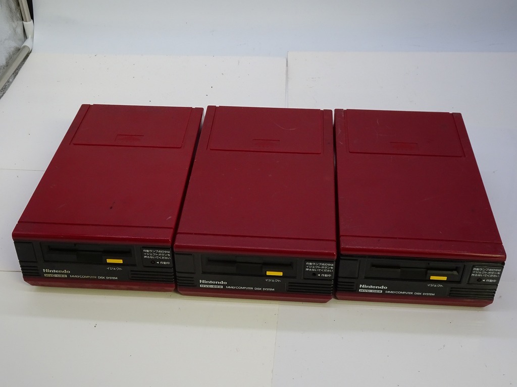 KMH1365* nintendo /Nintendo disk system body only 10 pcs. set HVC-022 complete junk parts taking .