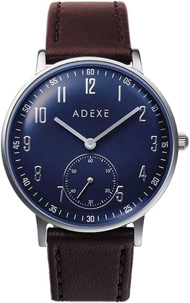 アデクス 腕時計 2針クォーツ スモールセコンド付 2045A-T01 正規品の画像1
