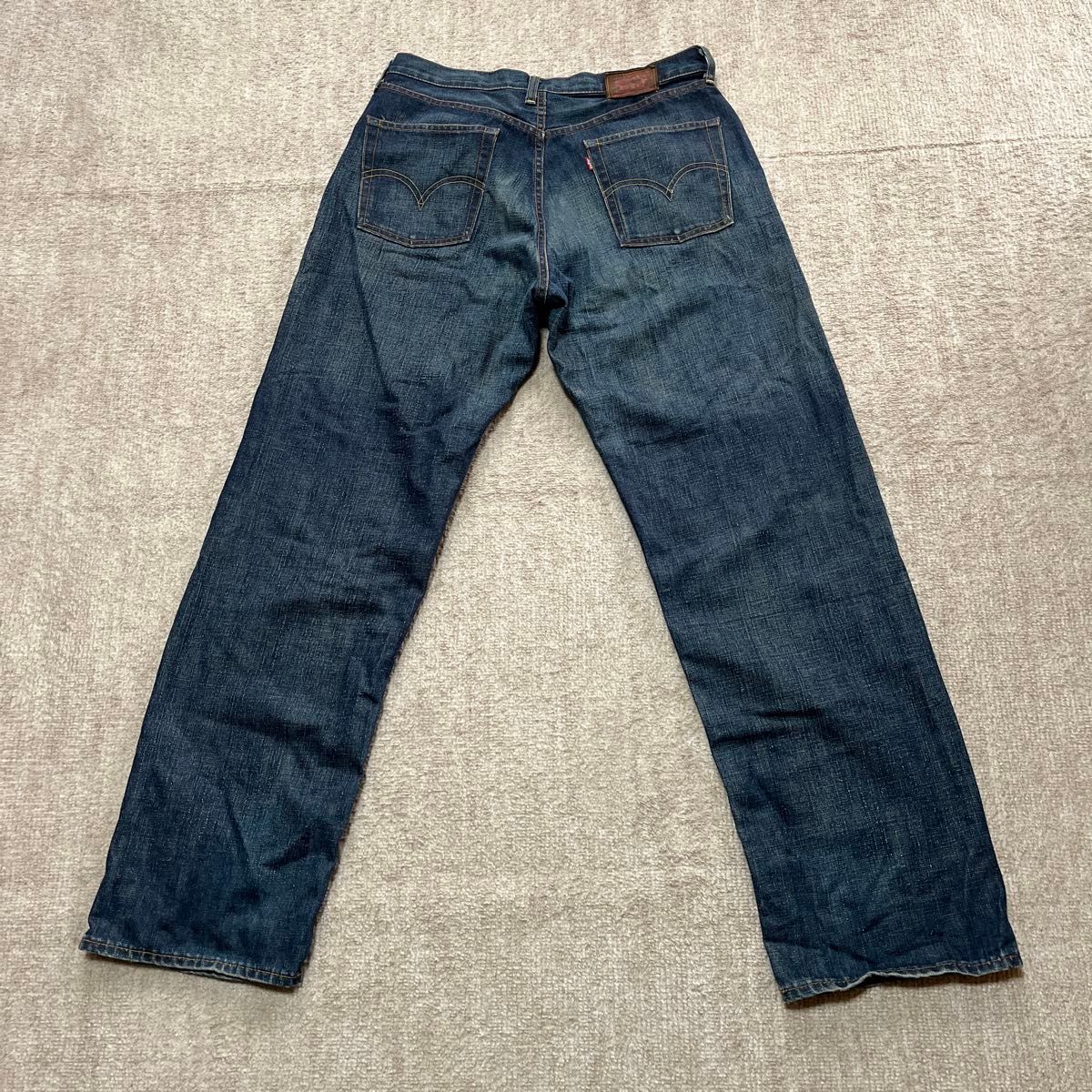 色合い良好 リーバイス 504 w34 Levi's メンズ デニム　ジーンズ ルーズストレート ウエスト87cm  股下84cm