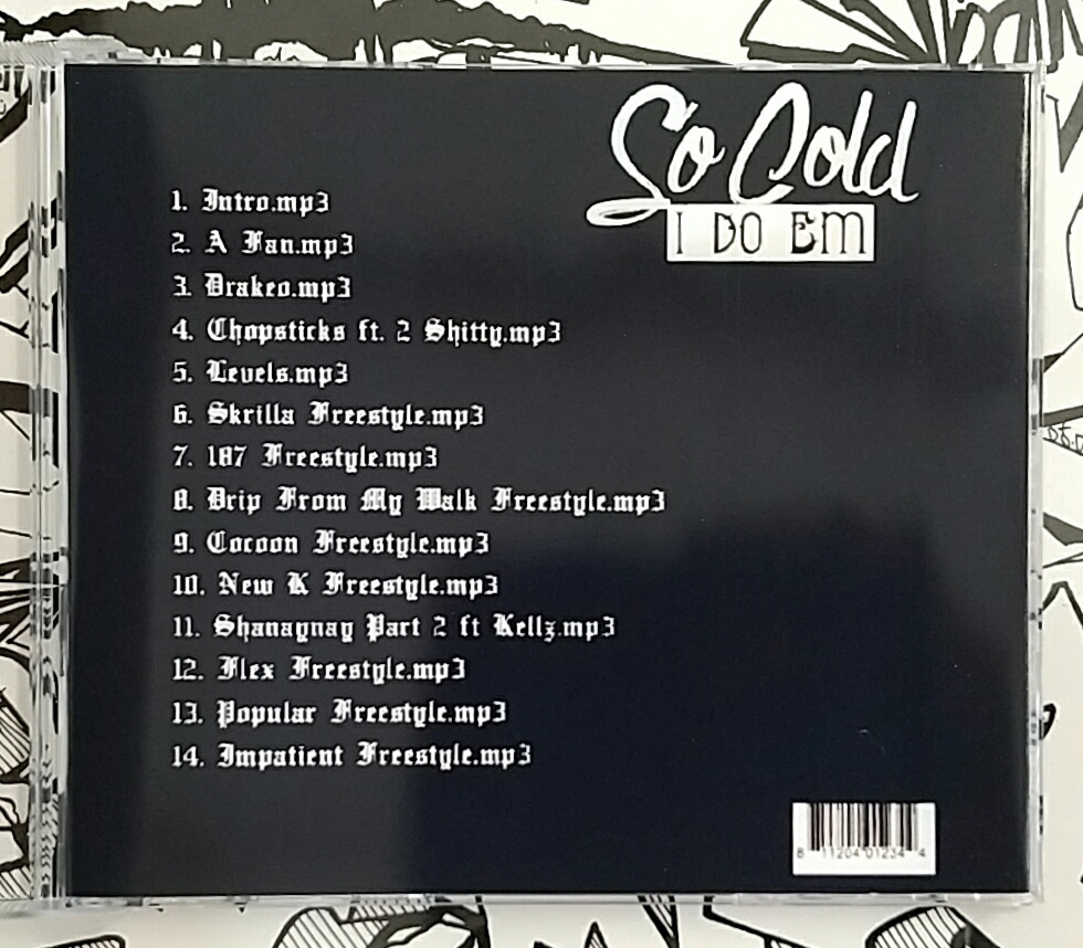 (CD) Drakeo The Ruler － So Cold I Do Em / G-rap / G-luv / Gangsta / Gラップ / ギャングスタ / ウェッサイ / HIPHOP / ヒップホップ_画像2