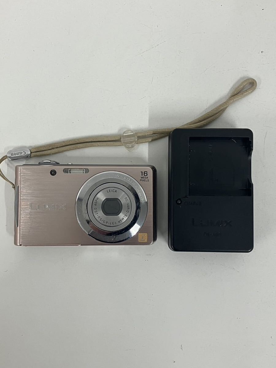 Panasonic パナソニック LUMIX DMC-FH5 コンパクトデジタルカメラ バッテリー 充電器付属 ピンクゴールド カメラ_画像2