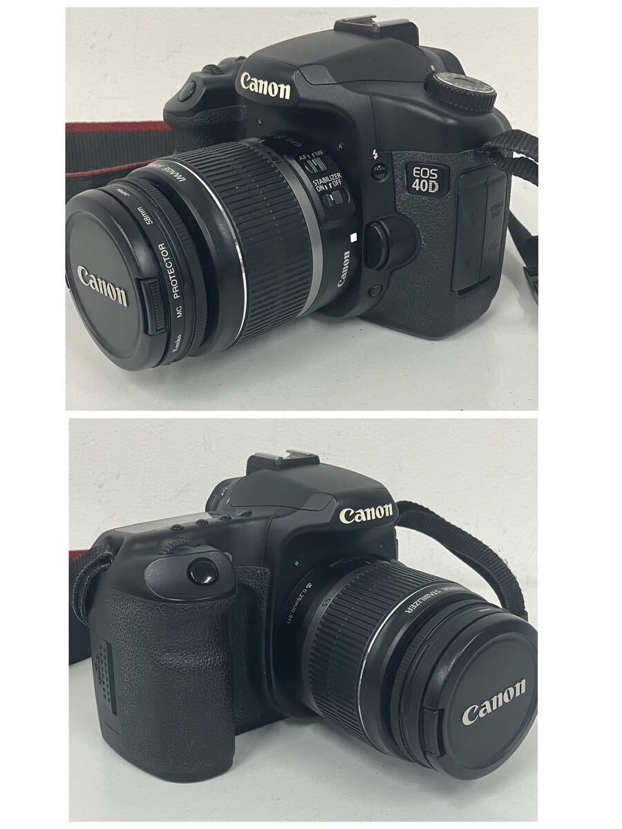 CANON キヤノン EOS 40D デジタル一眼レフカメラ カメラ バッテリー 充電器付き CANON ZOOM LENS EF-S 18-55ｍｍ 1：3.5：-5.6 IS の画像9