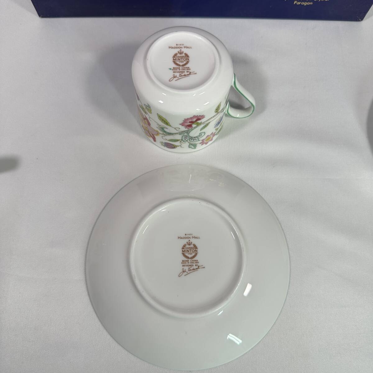 Minton ミントン Royal Doulton ロイヤル ドルトン コーヒーカップ 3セット ハドンホール 食器 洋食器 (RD-023)_画像4