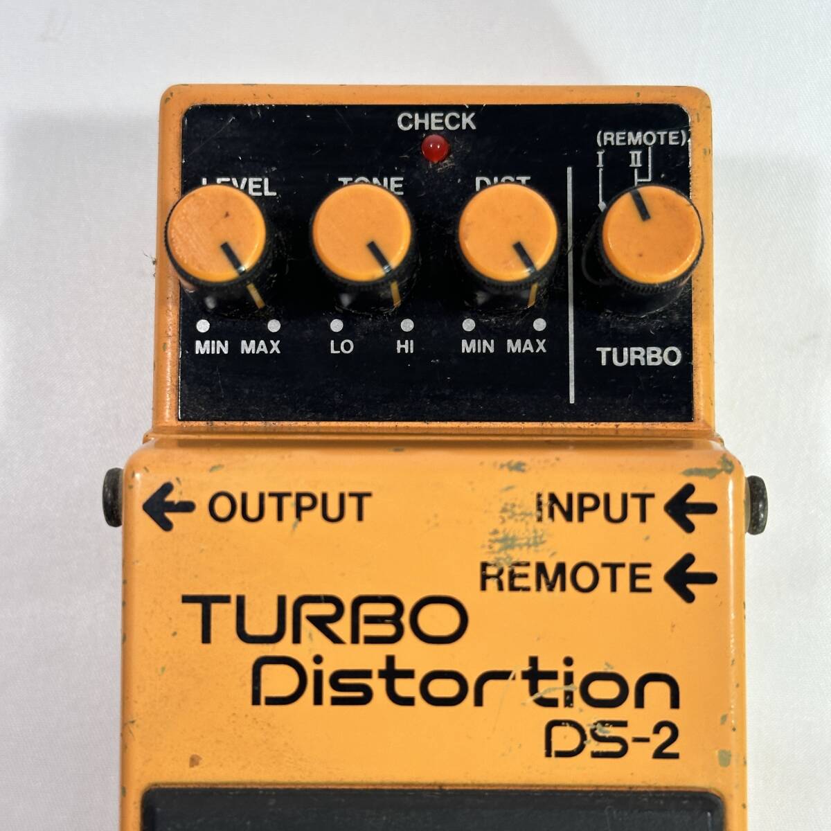 【通電確認済み】BOSS ボス TURBO Distortion ターボディストーション DS-2 台湾製 コンパクト エフェクター (RM004)の画像2