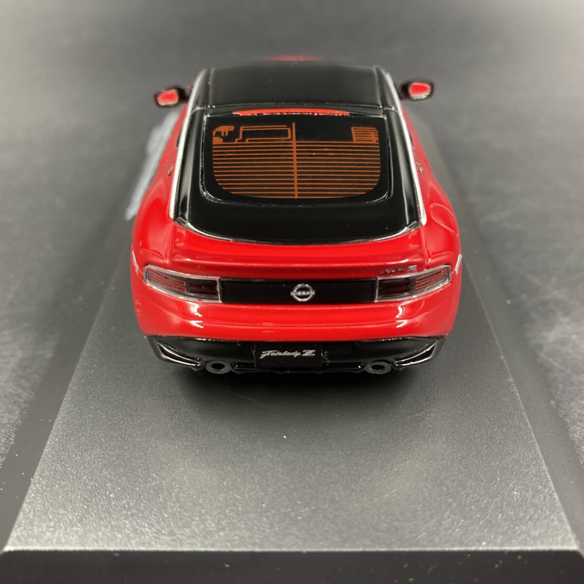 京商 1/43 Nissan Fairlady Z Version ST Red/Black ミニカー_画像4