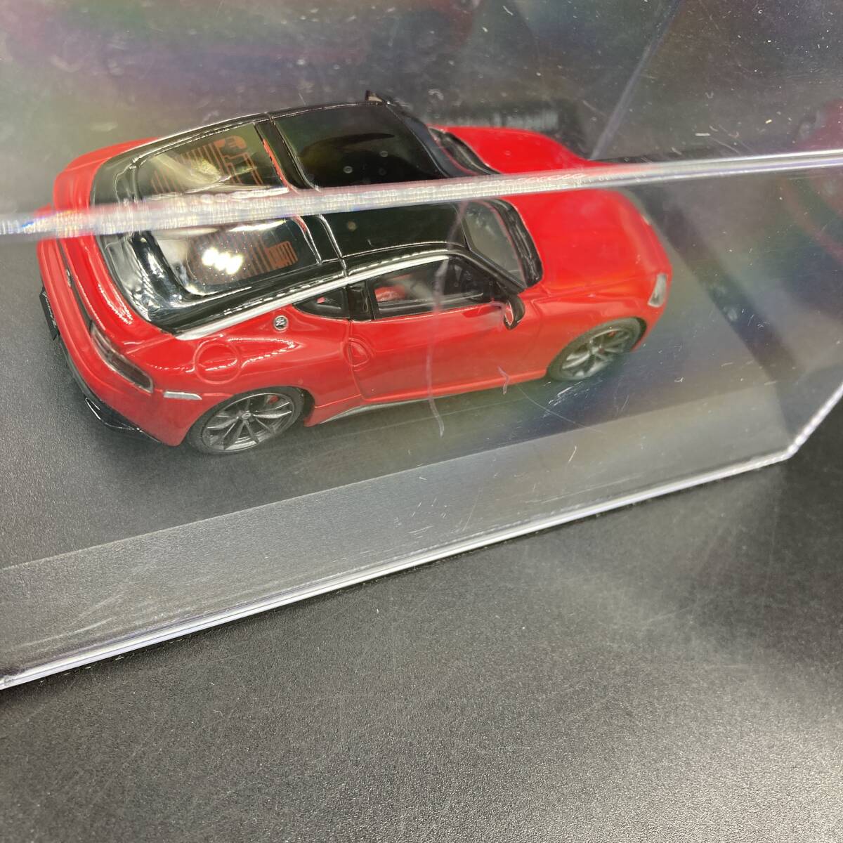 京商 1/43 Nissan Fairlady Z Version ST Red/Black ミニカー_画像10