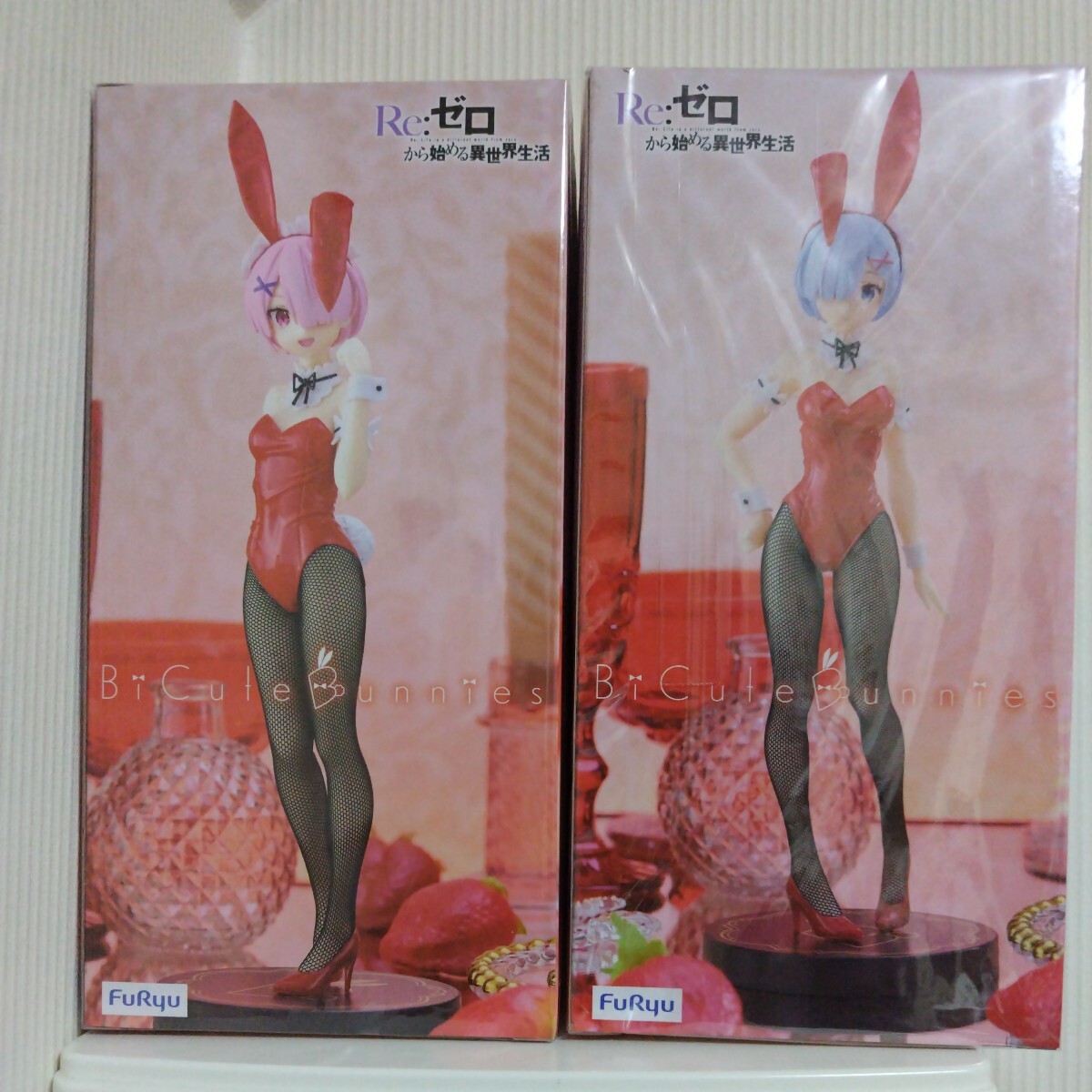 Re:ゼロから始める異世界生活 BiCuteBunnies Figure レム レッドカラーver レム バニー ラム バニー リゼロ フィギュアの画像2