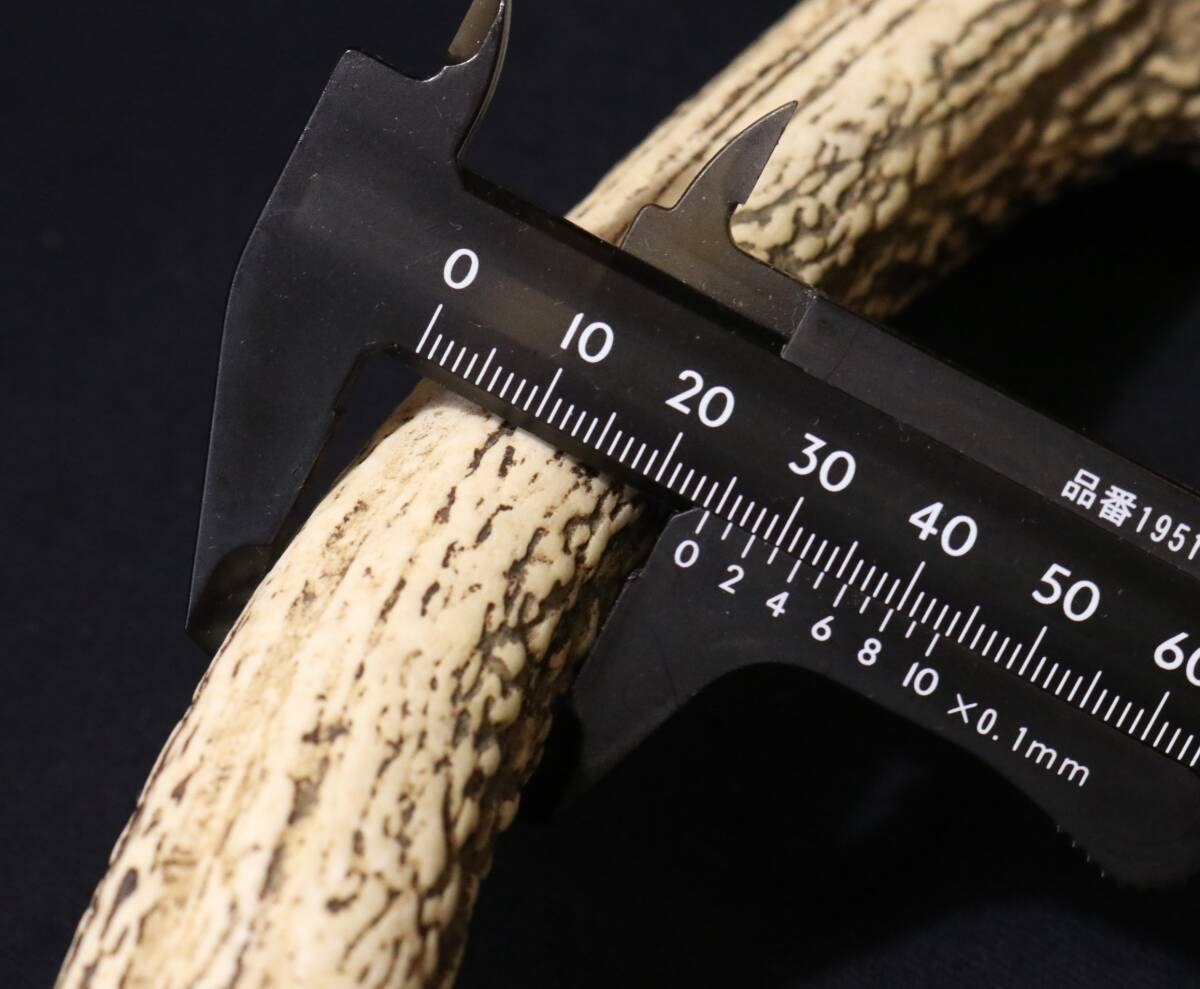 全長約27cm 鹿角ハンドル材 『鉈の柄やナイフ製作に』天然スタッグ材料_画像4