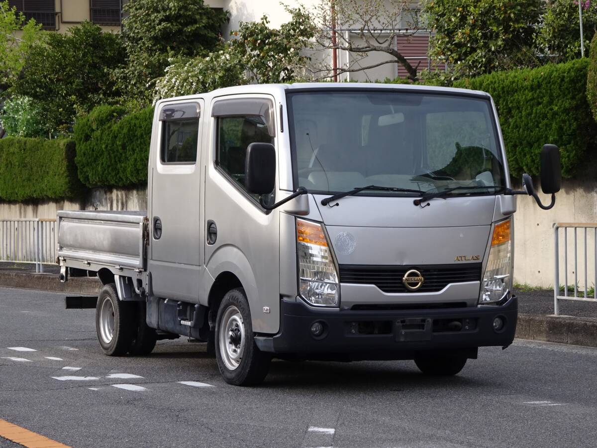 3つの約束☆絶対に安い☆程度の良いトラック☆スピーディー納車☆H19☆Ｗキャブ☆オートマ☆荷台鉄板☆最大積載量1250キロ☆予備検査付_画像2