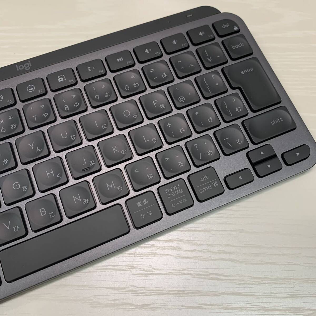 ロジクール MX KEYS mini KX700GRd ミニマリスト ワイヤレス イルミネイテッド キーボード グラファイト 充電式 Bluetoothの画像7