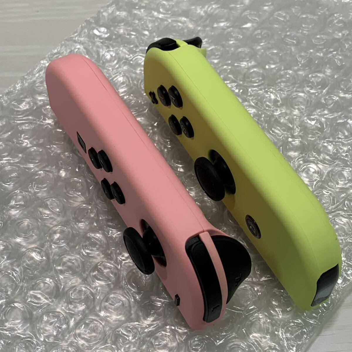 任天堂純正品 Nintendo Switch Joy-Con(L) パステルピンク/(R) パステルイエロー コントローラー 美品の画像7