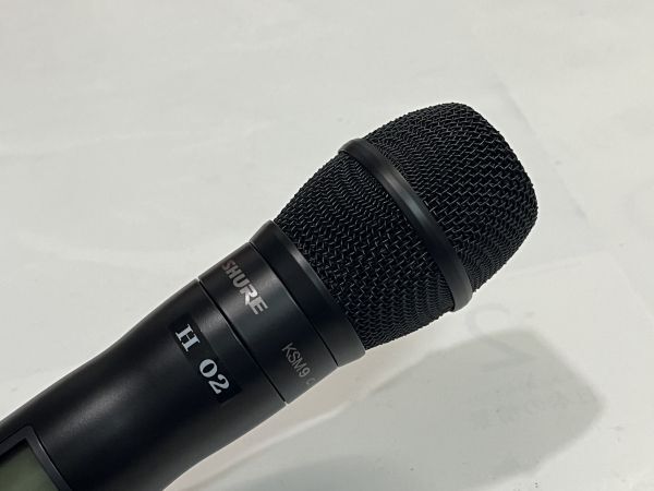 SHURE UR2-H4HK/KSM9 国内正規品 開封未使用品 動作品 美品 擦傷錆汚れ等有り 現状渡し ＊工事設計認証の証明書付の画像2