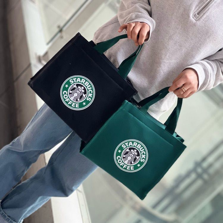 Starbucks большая сумка ручная сумочка старт ba за границей ограничение черный 