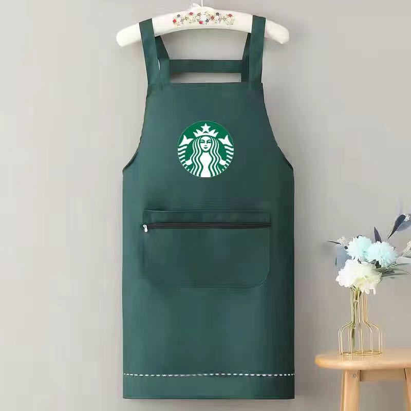 スターバックス海外限定 スタバ日本未発売　エプロン　グリーン_画像1