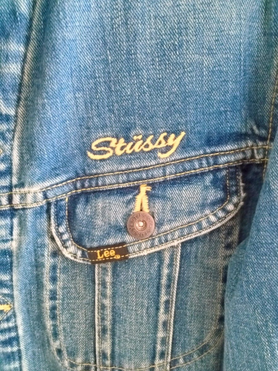 美品】STUSSY×Lee ステューシー×リー ストームライダー デニム 美品】STUSSY×Lee ステューシー×リー ストームライダー デニム