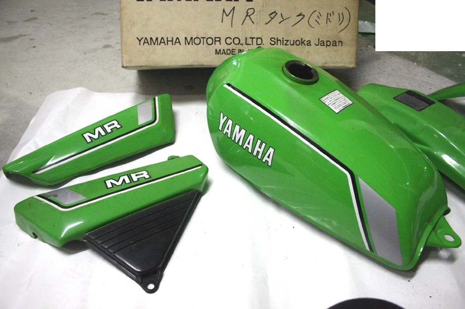 ワンピなど最旬ア! ヤマハMR5080タンク 外装一式 TY50RD50RZ50RD90RD125FS1FS50FX50 オートバイ