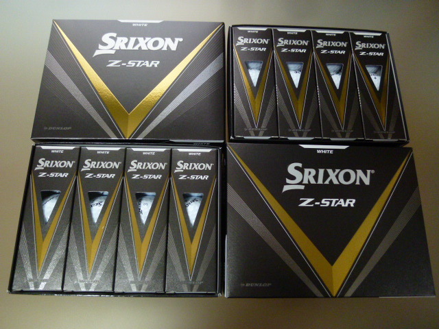 ◆2023年！最新◆SRIXON/スリクソン/日本正規品 NEW Z-STAR/ホワイト/2ダース/新品/ダンロップ◆松山秀樹！正規日本仕様！_画像1