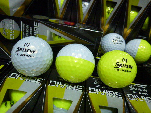 ◆2023年！最新◆SRIXON/スリクソン/日本正規品 NEW Z-STAR DIVIDE/イエロー×ホワイト/2ダース/01・02・03・04◆松山秀樹！の画像7