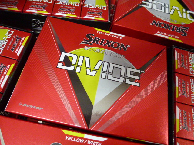 ◆2023年！最新◆SRIXON/スリクソン/日本正規品 NEW Z-STAR XV DIVIDE/イエロー×ホワイト/2ダース/Wナンバー◆松山秀樹！の画像5