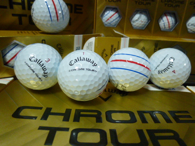 ◆2024年！新登場/正規品◆キャロウェイ ゴルフ CHROME TOUR TRIPLE TRACK/ホワイト/2ダース/Callaway/WH◆クロムツアー/新品の画像4